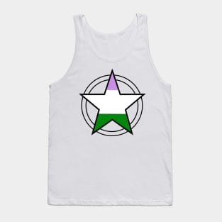 genderqueer Pride Pentacle Tank Top